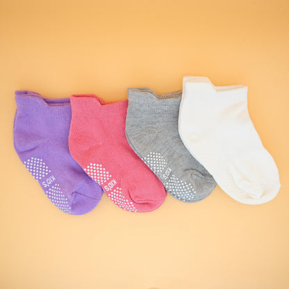 4 Paar anti-rutsch Sommer-Socken