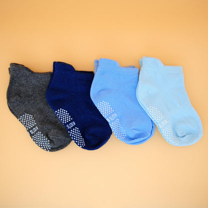 4 Paar anti-rutsch Sommer-Socken