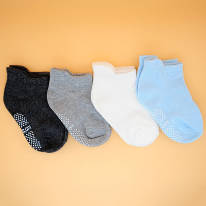 4 Paar anti-rutsch Sommer-Socken