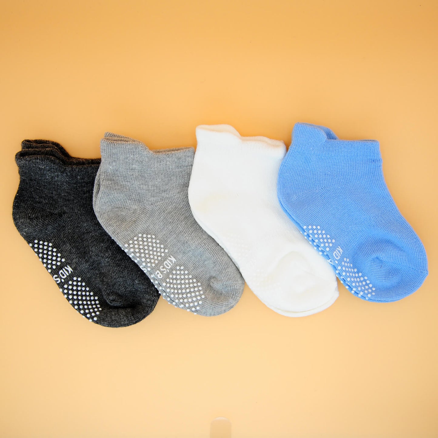 4 Paar anti-rutsch Flitzer-Socken