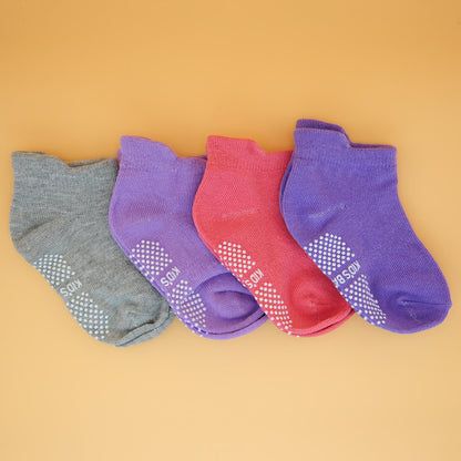 4 Paar anti-rutsch Sommer-Socken