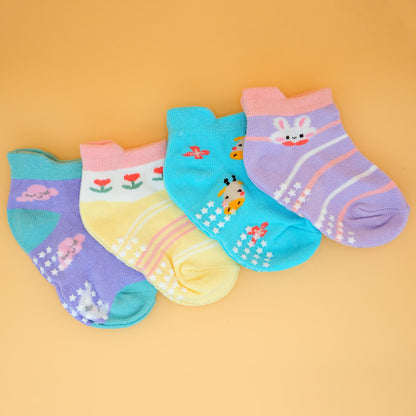 4 Paar anti-rutsch Sommer-Socken